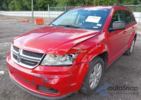 2016 Dodge Journey Se from USA, damaged, VIN 3C4PDCAB8GT147510